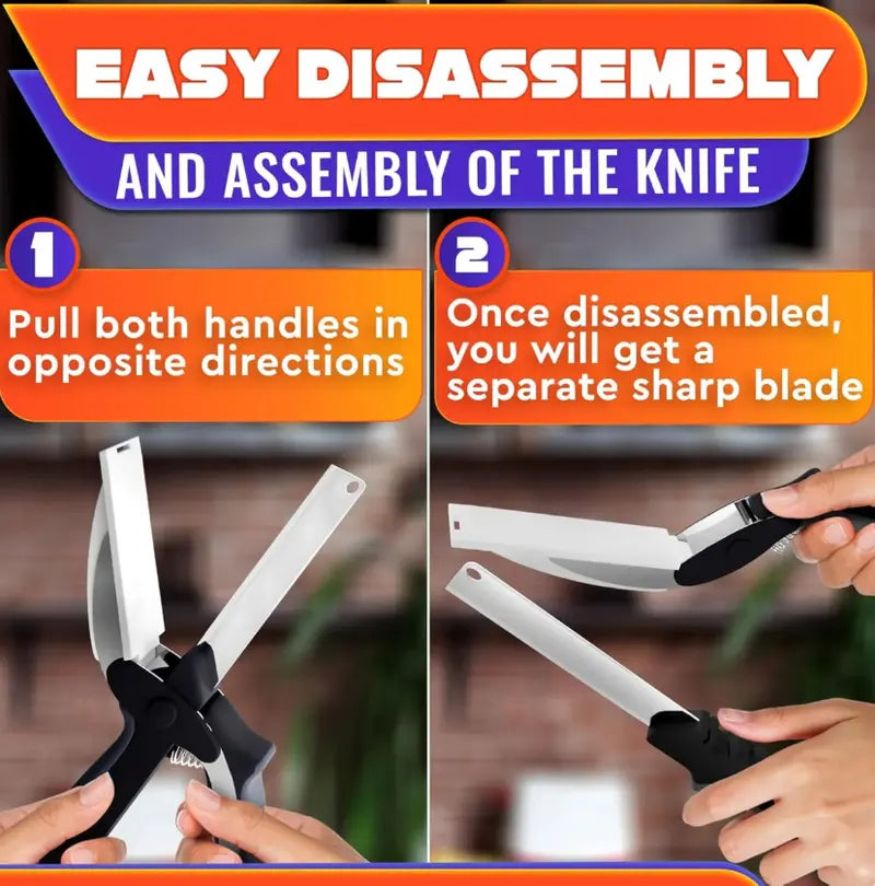 2 in 1 Kitchen Scissors for Food
