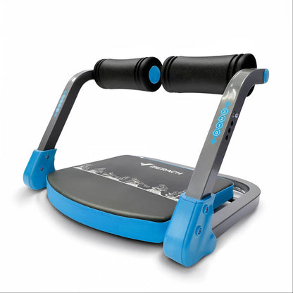 Sit-Up Exercise Equipment, 3-Level Adjustable Ab Crunch Machine Roll-up Machine, Core Trainer for Body Shaping & Muscle Building